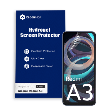 Redmi A3 Compatible Premium Hydrogel Screen Protector With Full Coverage Ultra HD